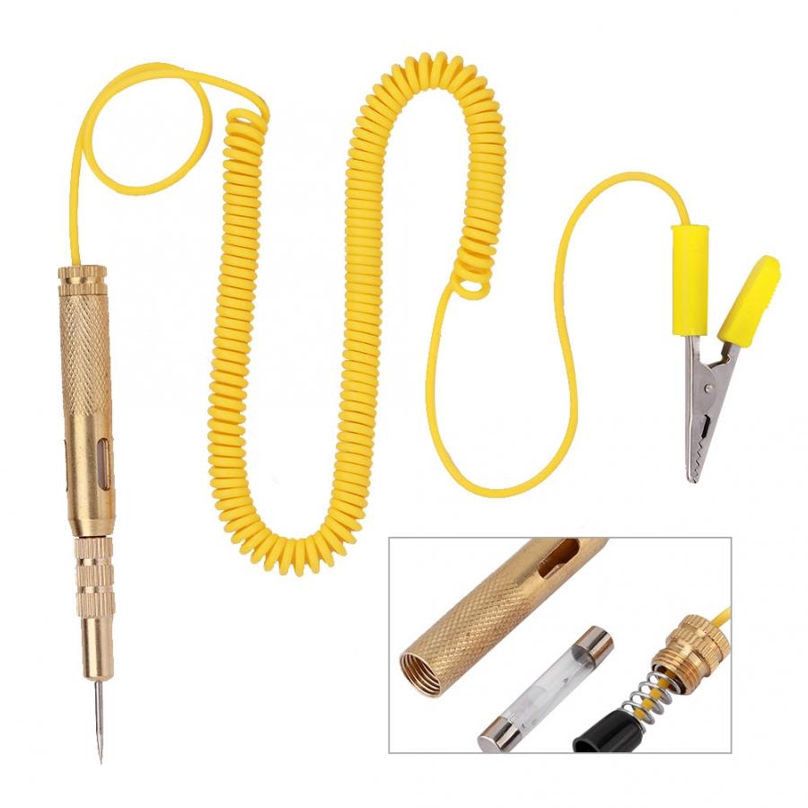 6V-24V Car Circuit Tester Probe Light System Test Probe Lamp Auto Light Lamp Voltage Test Pen