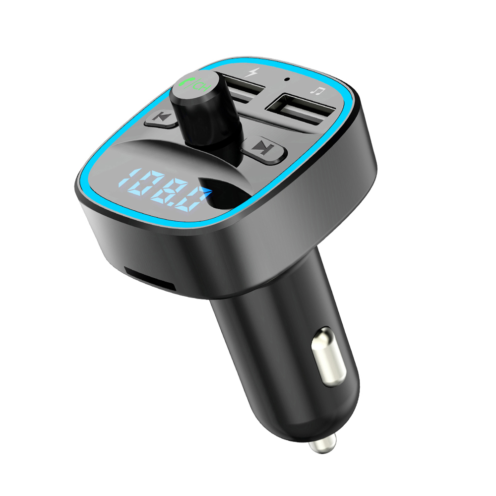 car mp3 player Bluetooth 5.0 receiver FM transmitter Dual USB car charger U disk  TF card Interior