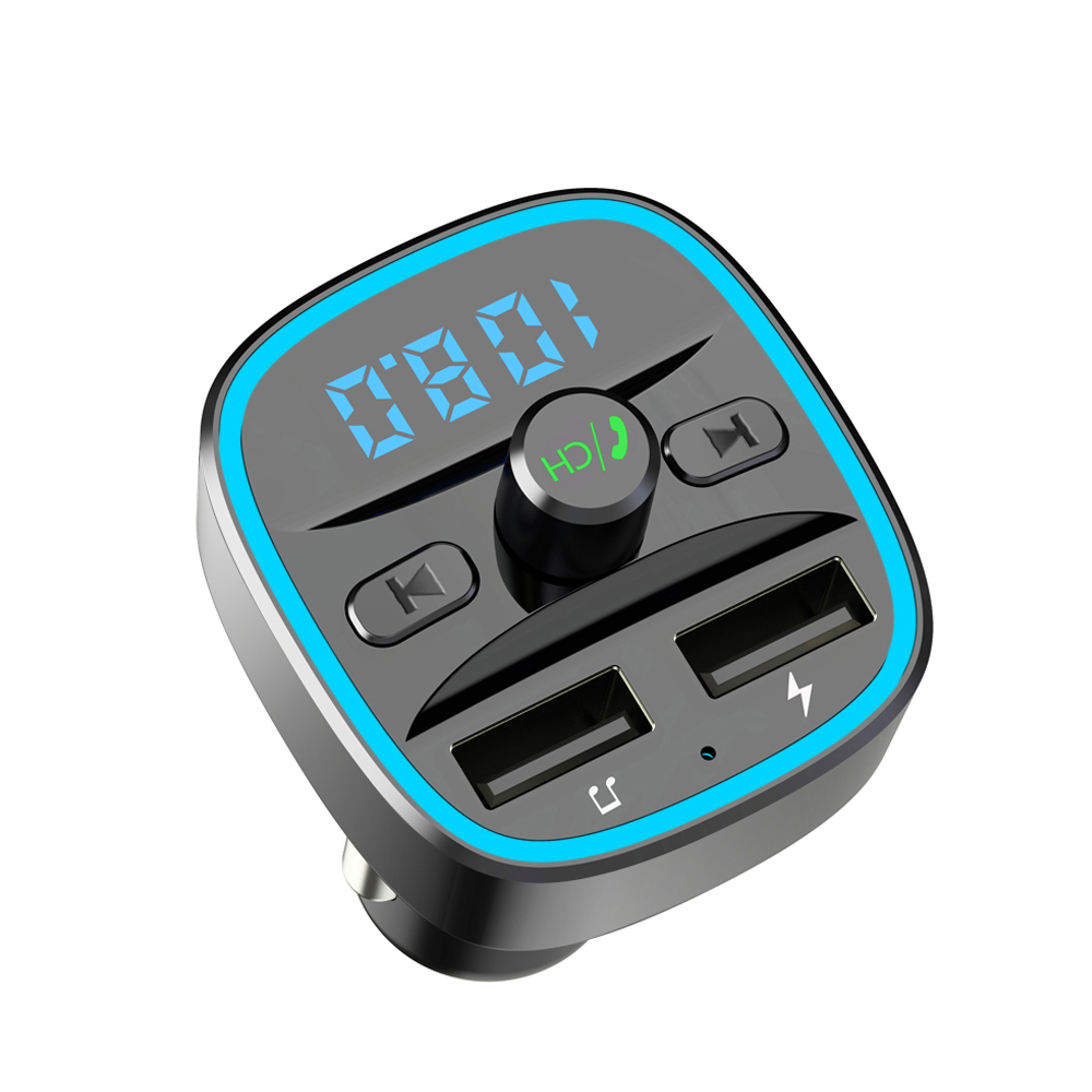 car mp3 player Bluetooth 5.0 receiver FM transmitter Dual USB car charger U disk  TF card Interior