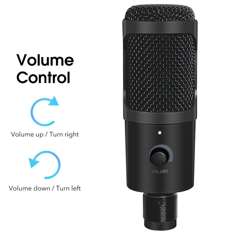 USB Microphone Professional Condenser Microphones For PC Computer Laptop Recording Studio Singing
