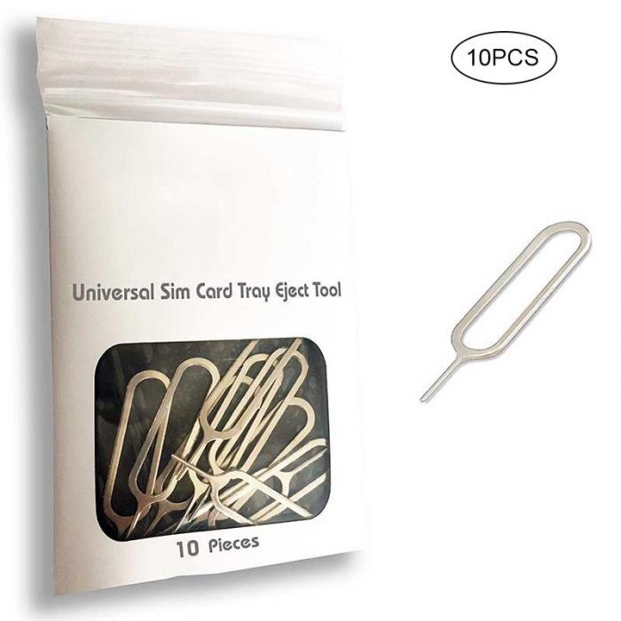 10/50pcs Slim Sim Card Tray Pin Eject Removal Tool Needle Opener Ejector For Most Smartphone