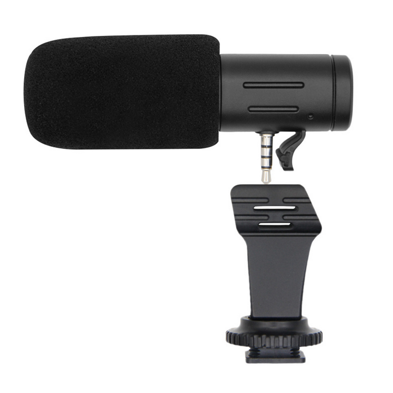 Mic 06 Hifi HD Stereo Mini Microphone 3.5mm Condenser Video Camera Interview Cansert Mic