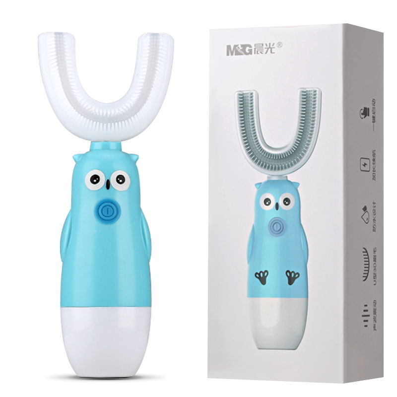 Battery type Children's Electric Toothbrush Cute Cartoon Teeth Whitening Toothbrush Soft Bristle Kids