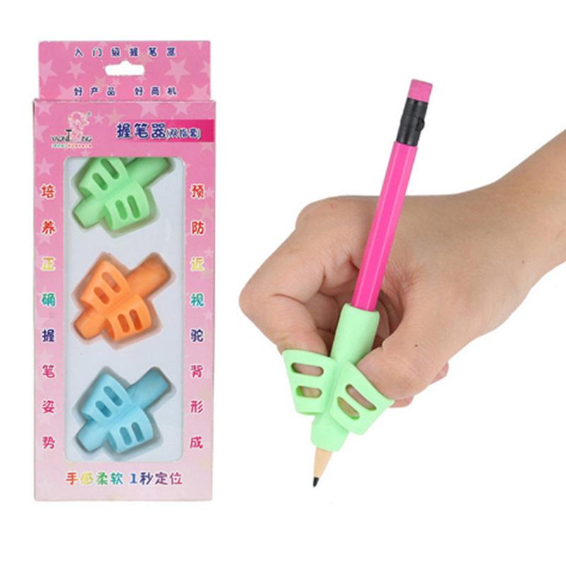 15PCS/Set Children Correction Tool Pencil Holder Pen Writing Aid Grip Posture 