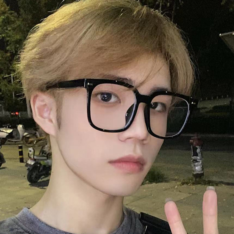 Spectacles Myopia Glasses Frame Men And Women Trend Eyeglasses Frames Optical Eyewear Silver