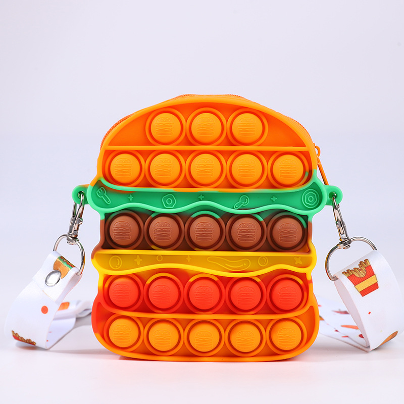 Pop Purse Fidget Toys Bag Bubble Bag Owl Shoulder Strap Bag Coin Purse Crossbody Bag