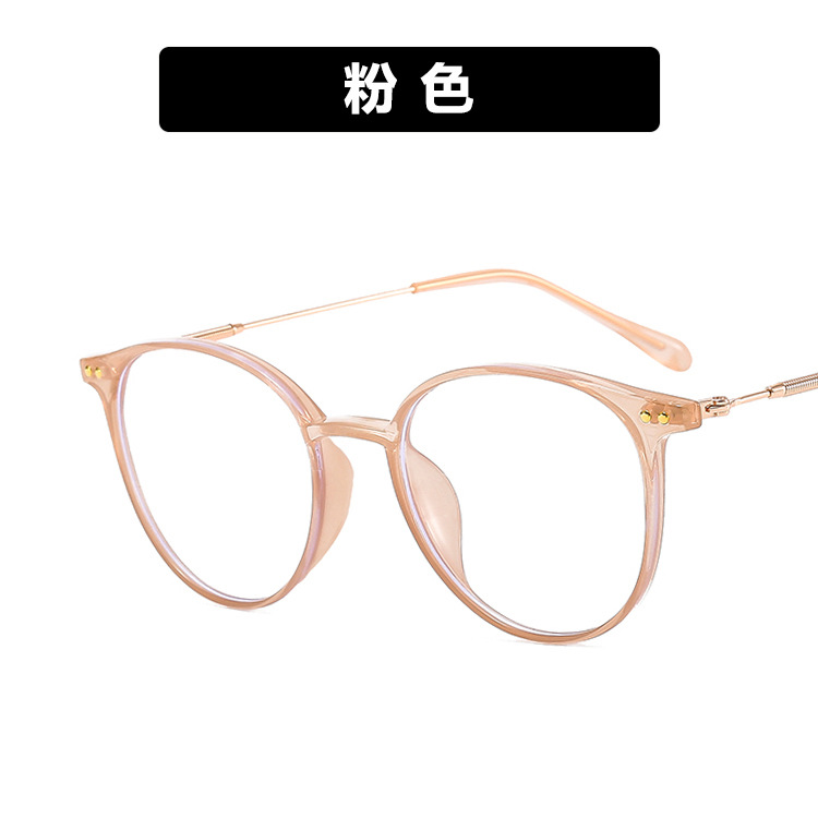 Tr 90 Transparent Computer Glasses Frame Women Men Anti Blue Light Round Eyewear Blocking Glasses Optical Spectacle Eyeglass