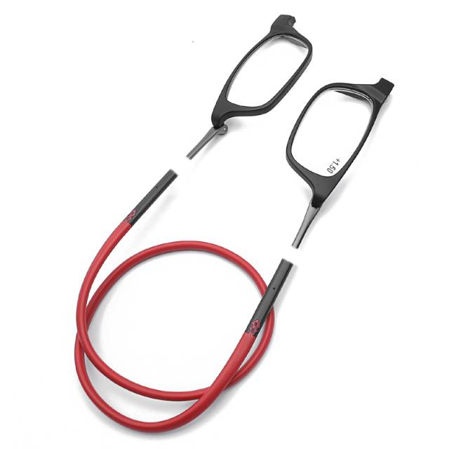 Portable Magnetic Reading Glasses With Hang a neck Reading Glasses With Magnet For Both Men And Women +1.50 +2.00