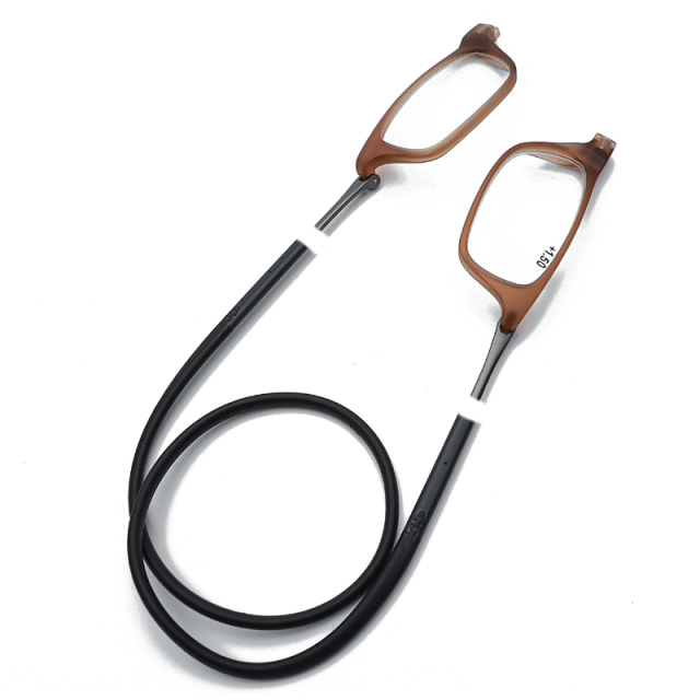 Portable Magnetic Reading Glasses With Hang a neck Reading Glasses With Magnet For Both Men And Women +1.50 +2.00