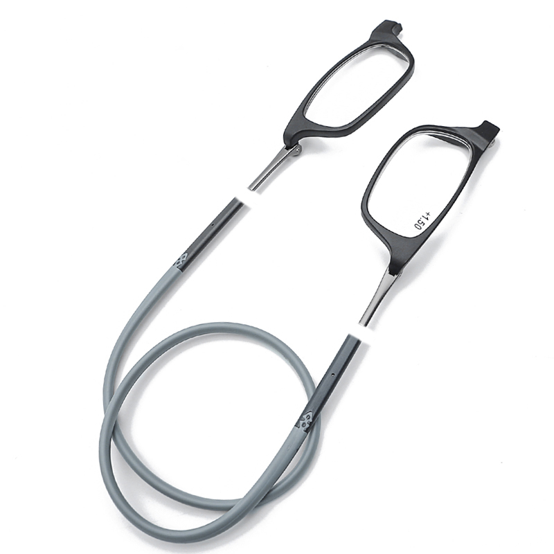 Portable Magnetic Reading Glasses With Hang a neck Reading Glasses With Magnet For Both Men And Women +1.50 +2.00