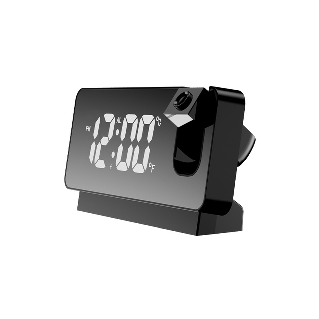 NEW LED Digital Projection Alarm Clock Table Electronic Alarm Clock with Projection Time Projector Bedroom Bedside Clock