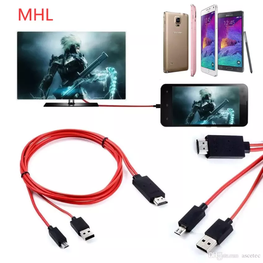 HDMI Cable 1080p Micro USB MHL Adapter (11pin) HDMI adapter Cord USB Charging Cable for Samsung Galaxy S4 S3 i9300