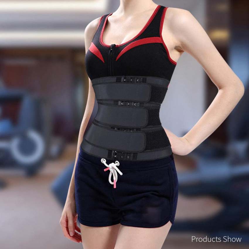 Body sculpting sweat belt Fitness waist protection waist belt Postpartum belly shaping clothes Plastic belt
