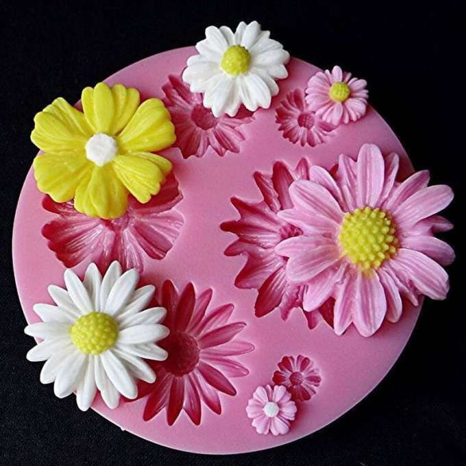 3D Flower Fondant Cake DIY Mold Silicone Mould sugarcraft decoration fondant baking cake decorating tools kitchen accessorie