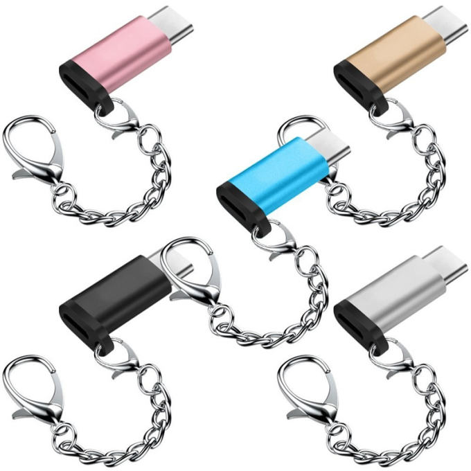 2pc/lot Type C OTG Adapter Micro USB to Type-C Converter Typec Charger Cable for Huawei P20 Samsung Galaxy S8 S9 Plus