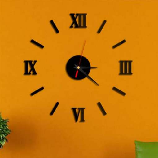 New 3D Wall Clock Simple Luminous Punch-free Acrylic Mirror Wall Sticker Digital Clock Creative Diy Living Room Bedroom Clocks New 3D Wall Clock Simple Luminous Punch-free Acrylic Mirror Wall Sticker