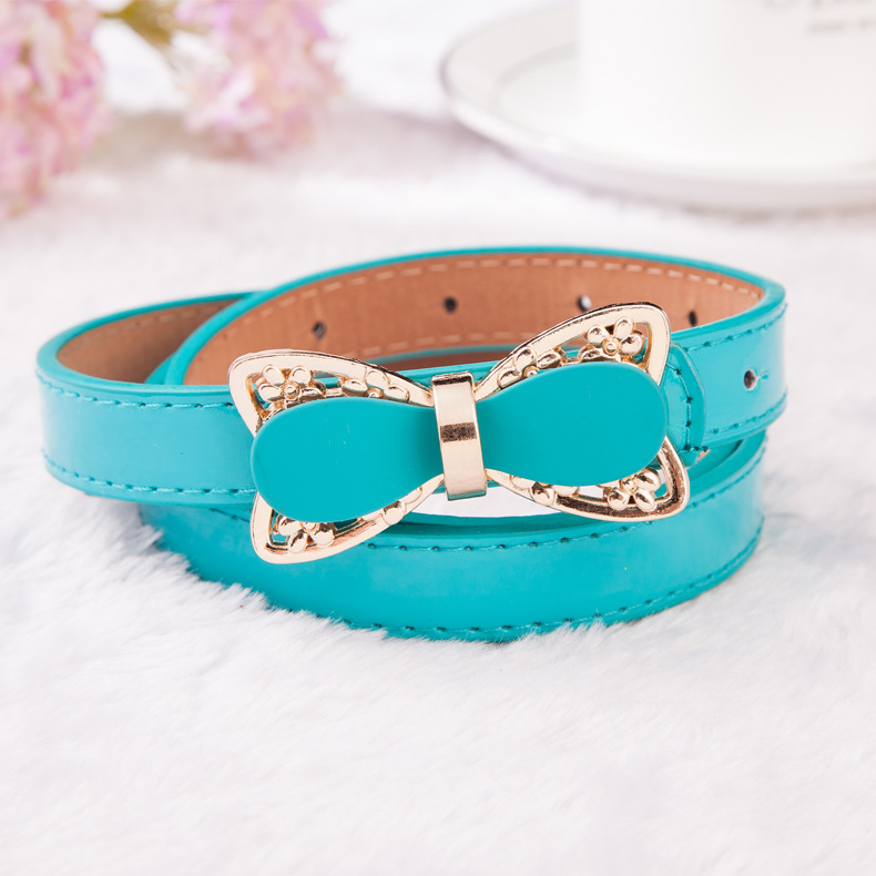 Womens Dress Belts Bow Belt For Women Faux Leather Female Belts Waist Strap Luxury Ceinture Femme Jeans for women