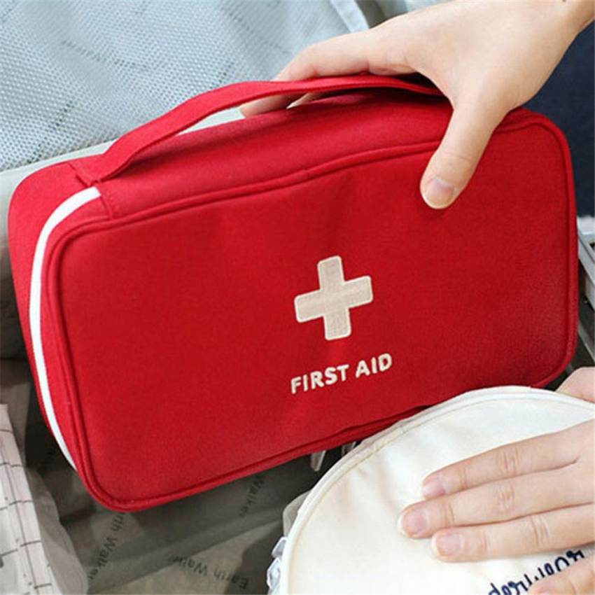 Portable Camping First Aid Kit Emergency Medical Bag Storage Case Waterproof Car kits bag Outdoor Travel Survival kit Empty bag