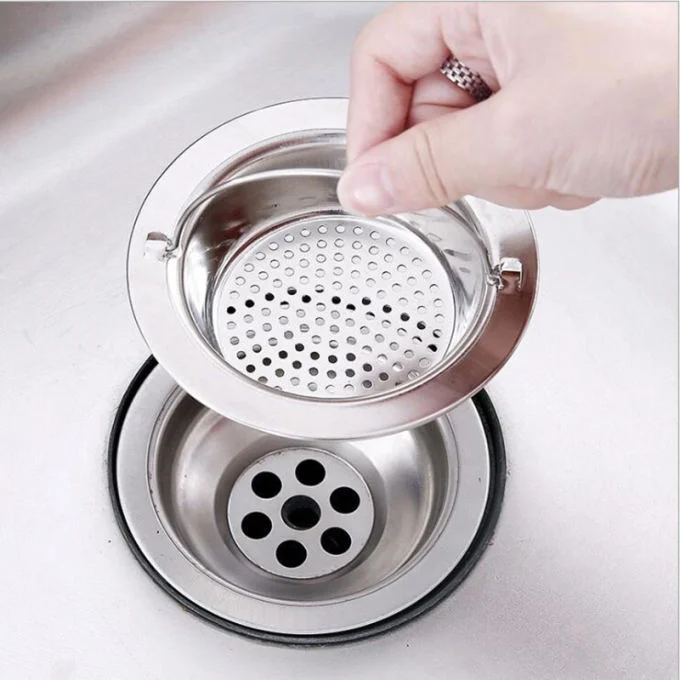 High Quality Sink Drain Sink Filters Stainless Steel Anti-clogging Mesh Strainer Kitchen Bathroom Supplies