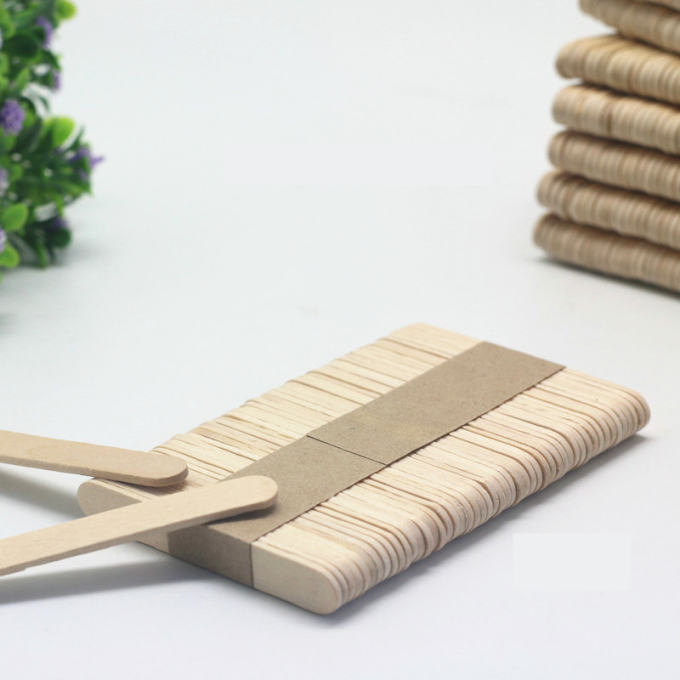 50pcs/lot Colorful Wooden Ice Cream Stick Popsicle Stick DIY Kids Handmade Making Crafts Kids Gift Child toys