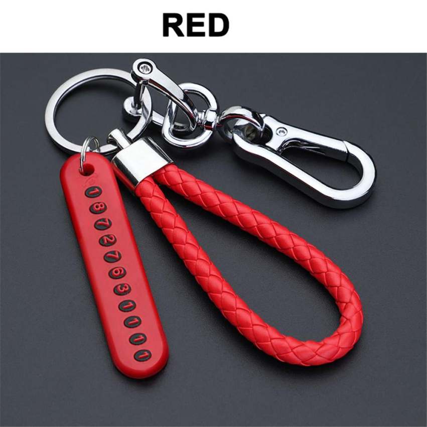 Customized Keychain For Car Plate Number Logo Anti-lost Keyring Key Chain Ring Personalized Gift For Men And Women