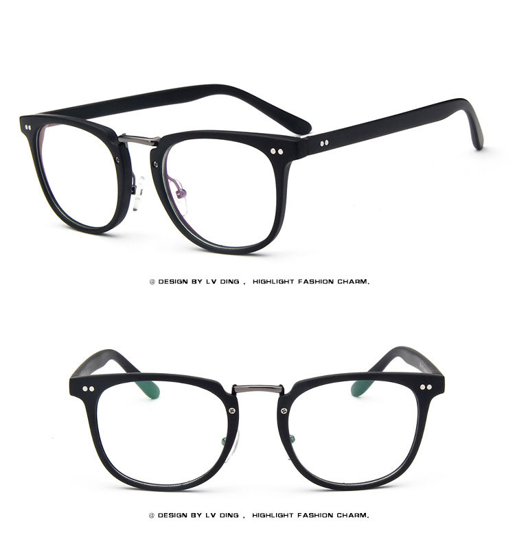 Transparent  Flat Spectacles Myopia Glasses Frame Men And Women Trend Eyeglasses Frames Optical Eyewear  Decoration not anti-blue light