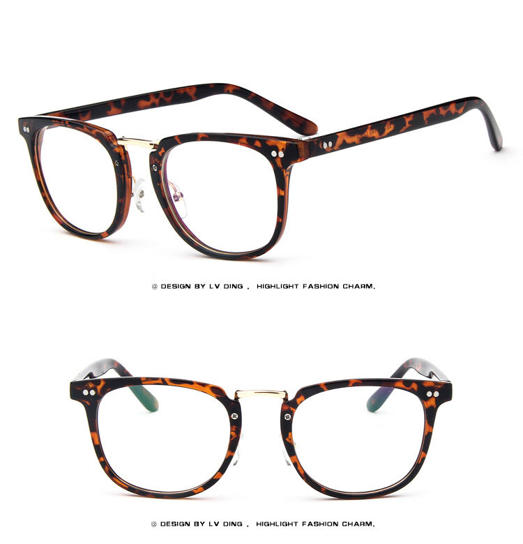 Transparent  Flat Spectacles Myopia Glasses Frame Men And Women Trend Eyeglasses Frames Optical Eyewear  Decoration not anti-blue light