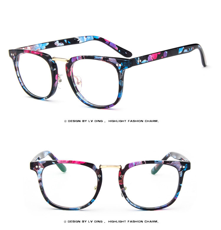 Transparent  Flat Spectacles Myopia Glasses Frame Men And Women Trend Eyeglasses Frames Optical Eyewear  Decoration not anti-blue light