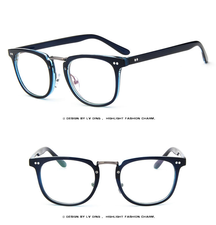 Transparent  Flat Spectacles Myopia Glasses Frame Men And Women Trend Eyeglasses Frames Optical Eyewear  Decoration not anti-blue light