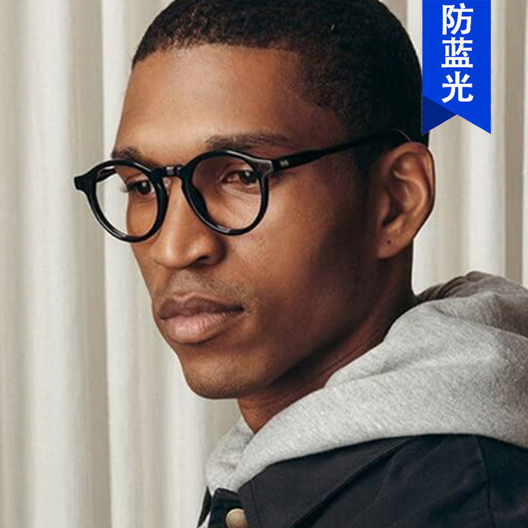 Transparent Computer Glasses Frame Women Men Anti Blue Light Round Eyewear Blocking Glasses Optical Spectacle retro round