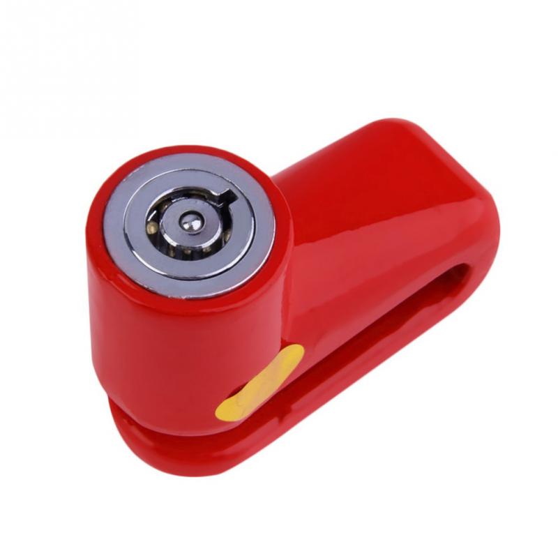 Anti theft Disk Disc Brake Rotor Lock For Scooter Bike Bicycle Motorcycle SafetyLock For Scooter Motorcycle Bicycle Safety black