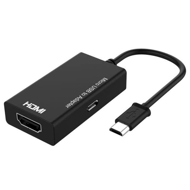 MHL cable 5Pin Micro USB to HDMI Adapter Male to Female with Power HDTV HDMI Converter Cable for Samsung