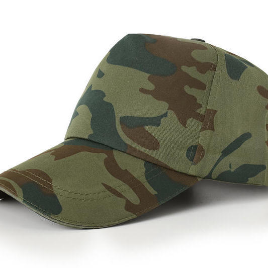 Cotton baseball cap mesh cap outdoor men's student shade training sports trendy camouflage hat