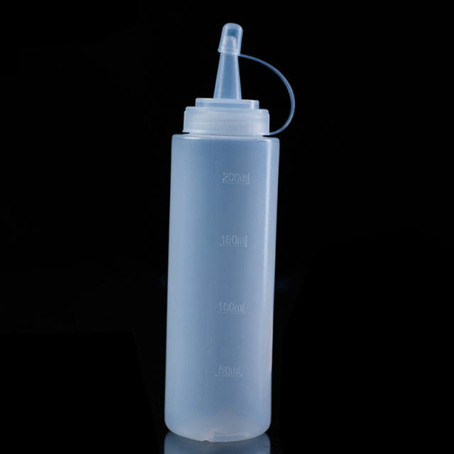 200ml Squeeze Bottle For Kitchen Appliances Oil Can Plastic Bottles For Sauces Kitchen Accessories Ketchup Cookling Tools