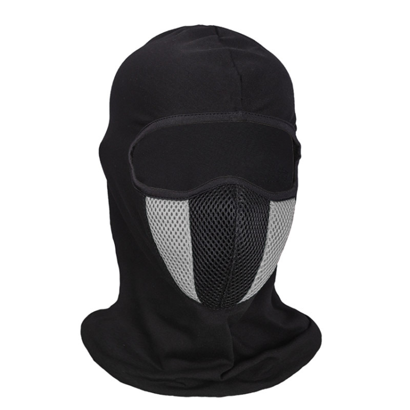 Breathable Balaclava Motorcycle Full Face Mask Motorbike Cycling Bike Mask Motocross Helmet Hood Moto Riding Neck Face Mask
