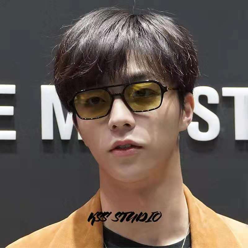 New Iron Man Downey Men's  Sunglasses  Men Black Fashion Square Sun Glasses Male Vintage Retro Glasses Female Women