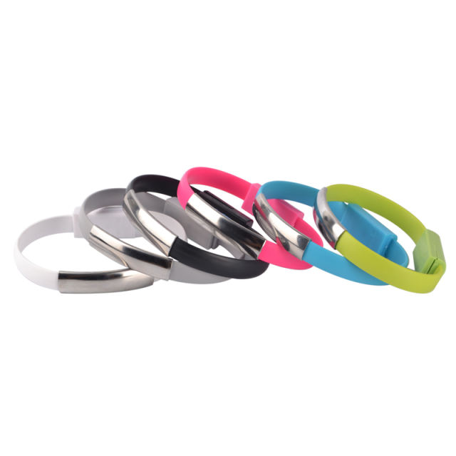 USB Cables Bracelet Style USB 2.0 Charging and Data Transfer Connector Cable