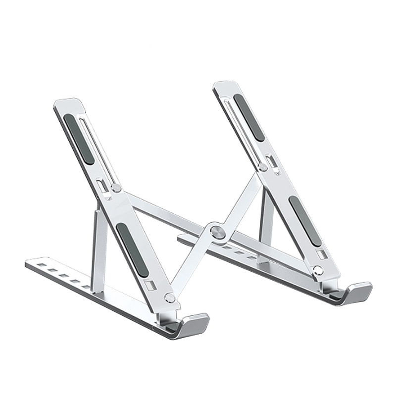 Portable Laptop Stand Aluminium Foldable Stand Compatible with 10 to 15.6 Inches Laptops For Macbook Lenovo DELL