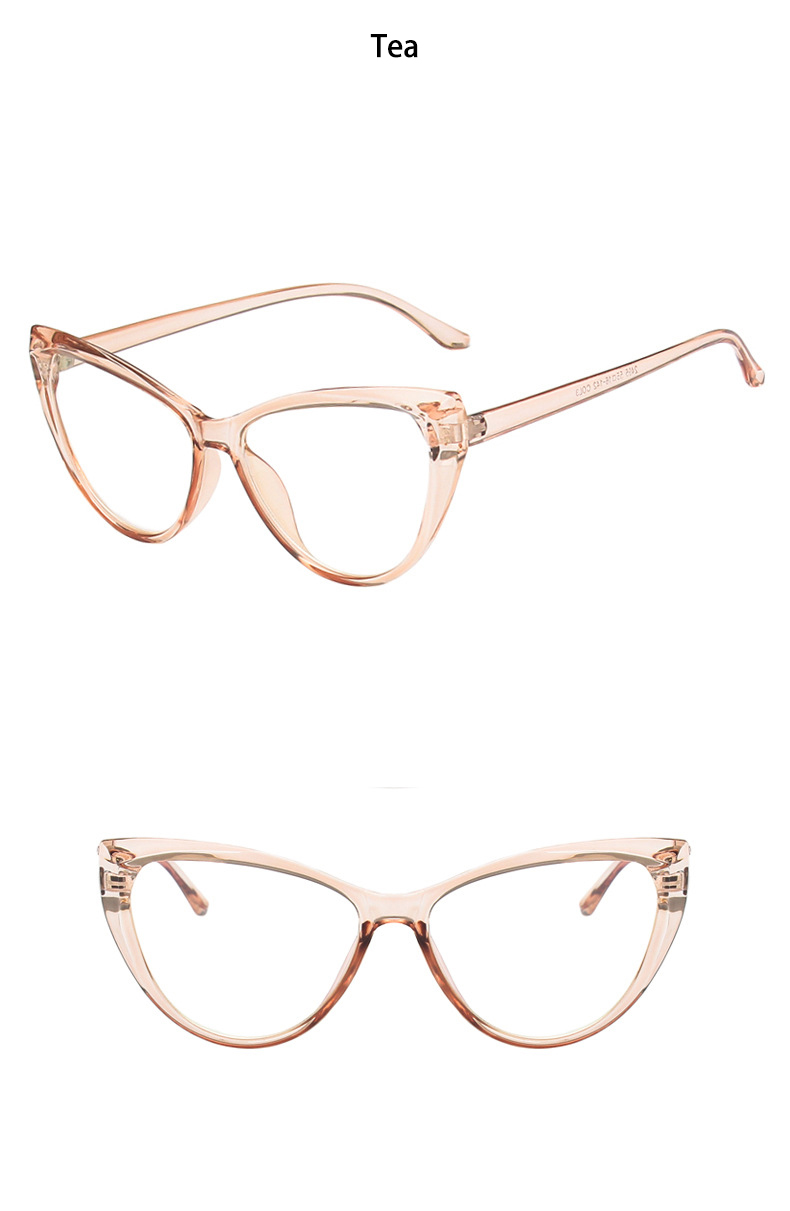 Cat Eye Anti Blue Light Glasses Blocking Filter Computer Glasses Men Women Super Light Frame Eyeglasses Pink Clear Spectacles