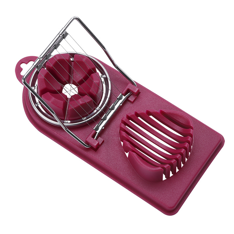 Japanese multi-function egg slicer 2  in 1 preserved egg loose egg slicer fancy split