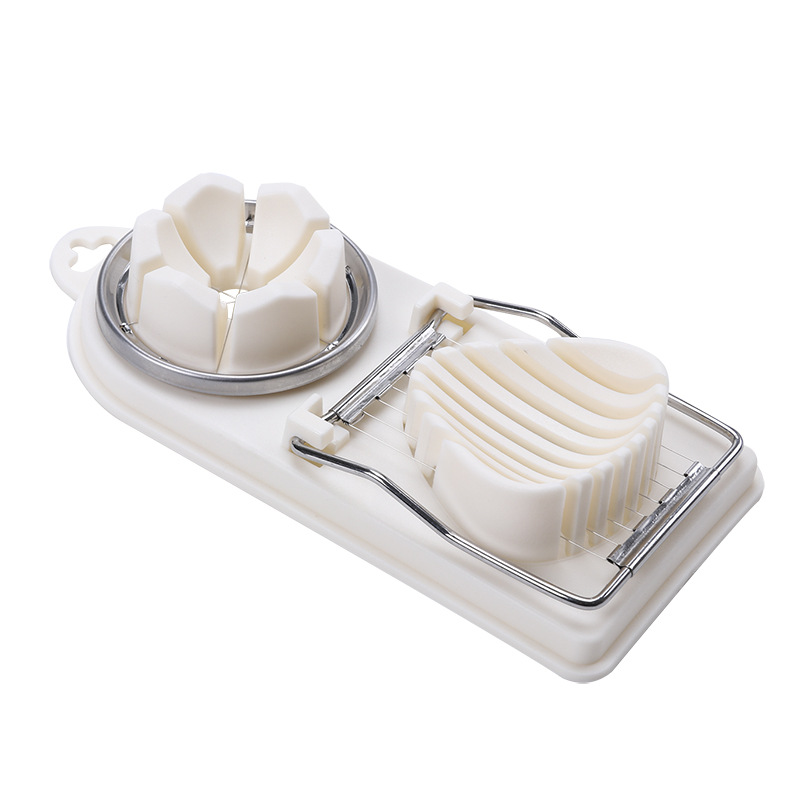 Japanese multi-function egg slicer 2  in 1 preserved egg loose egg slicer fancy split