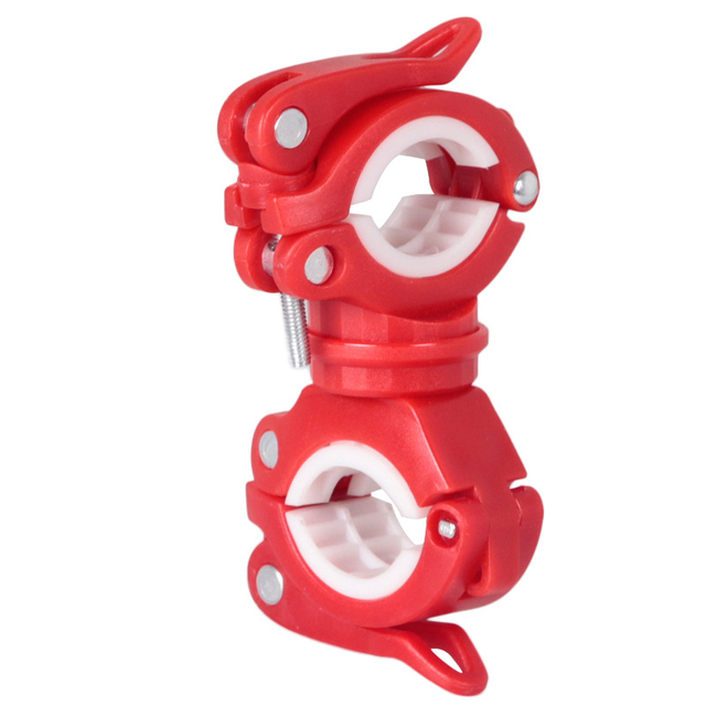 Bicycle Light Bracket Bike Lamp Holder LED Torch Headlight Pump Stand Quick Release Mount 360 Degree Rotatable Bike Accessories