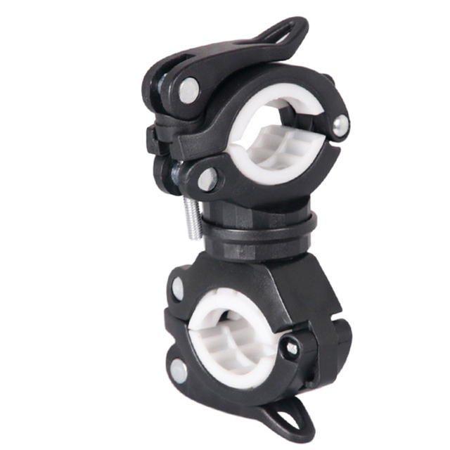 Bicycle Light Bracket Bike Lamp Holder LED Torch Headlight Pump Stand Quick Release Mount 360 Degree Rotatable Bike Accessories