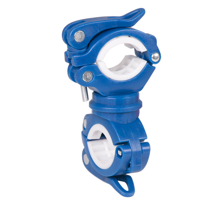 Bicycle Light Bracket Bike Lamp Holder LED Torch Headlight Pump Stand Quick Release Mount 360 Degree Rotatable Bike Accessories