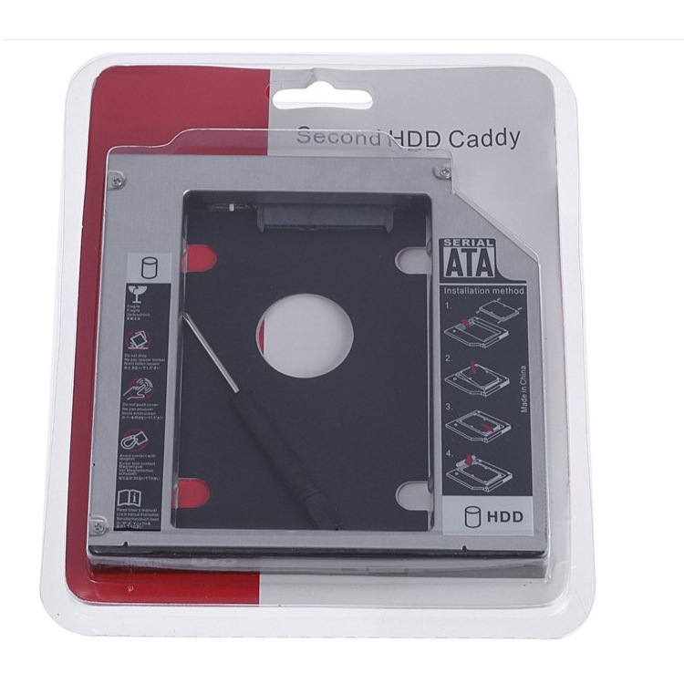 9.0/9.5/12.7mm notebook sata3 optical drive hard disk bracket ssd solid state hard disk bracket Metal all aluminum