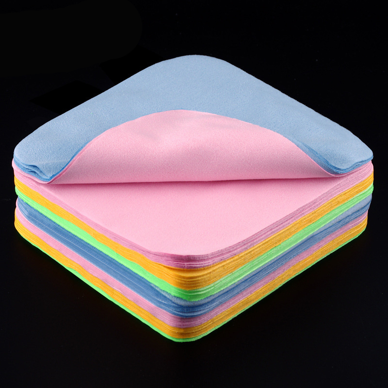 5Pcs/lots High Quality Glasses Cleaner 13*13cm Microfiber Glasses Cleaning Cloth for Lens Phone Screen Cleaning Wipes