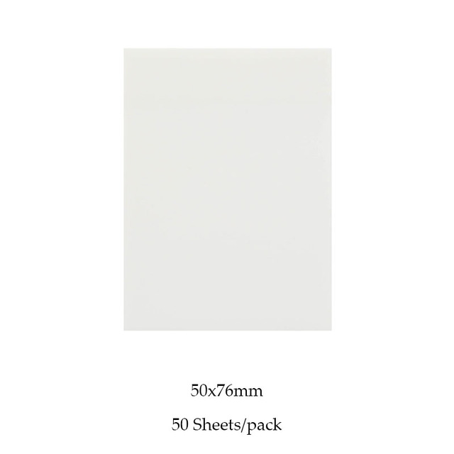 100PCS Reading Transparent Sticky Notes with Scrapes Stickers Sticky Simple and High-value Note Paper for Student Office Stationery