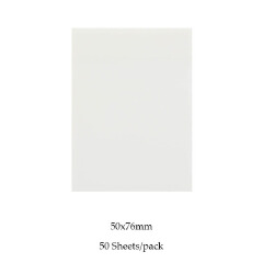 100PCS Reading Transparent Sticky Notes with Scrapes Stickers Sticky Simple and High-value Note Paper for Student Office Stationery