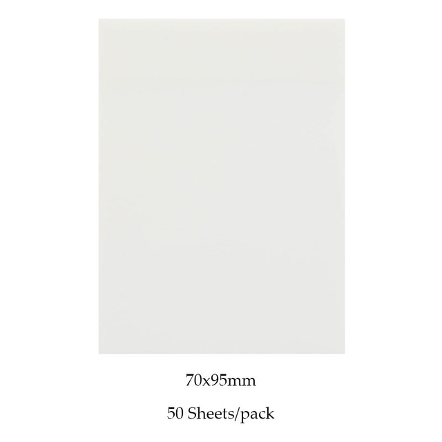 100PCS Reading Transparent Sticky Notes with Scrapes Stickers Sticky Simple and High-value Note Paper for Student Office Stationery