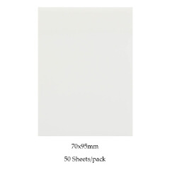 100PCS Reading Transparent Sticky Notes with Scrapes Stickers Sticky Simple and High-value Note Paper for Student Office Stationery